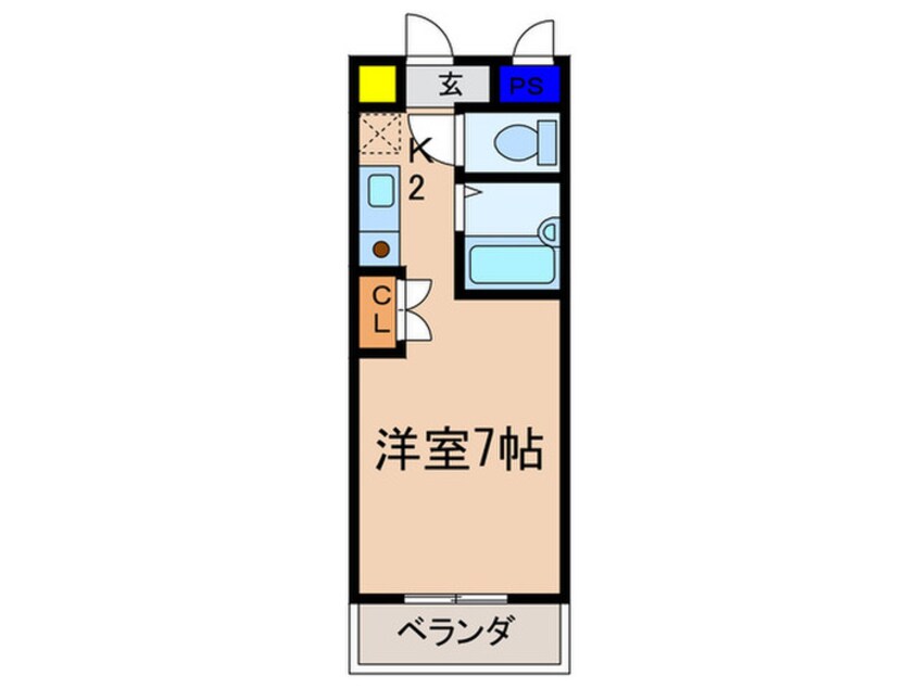 間取図 ロイヤルコート京田辺