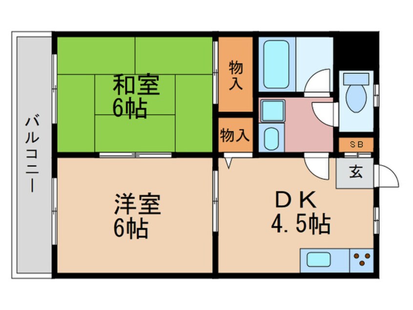 間取図 ハイツウィンズ