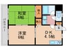 ハイツウィンズ 2DKの間取り