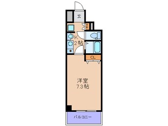 間取図 ラナップスクエア阿波座（1102）