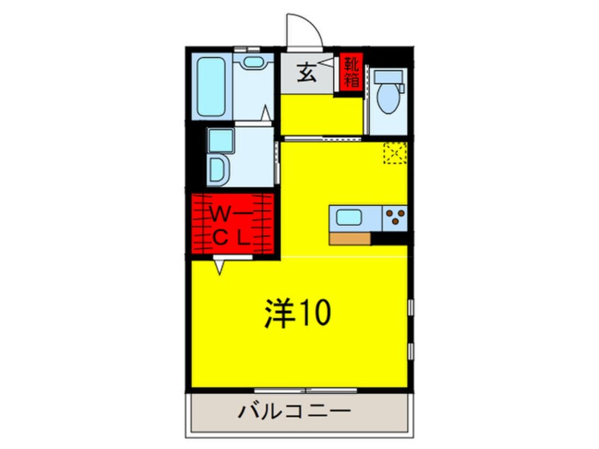間取図 ロイヤルコート湊