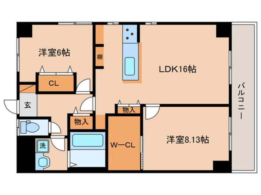 間取図 クッキーⅥ