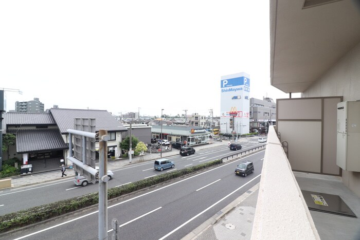 室内からの展望 ドリームコート武庫川