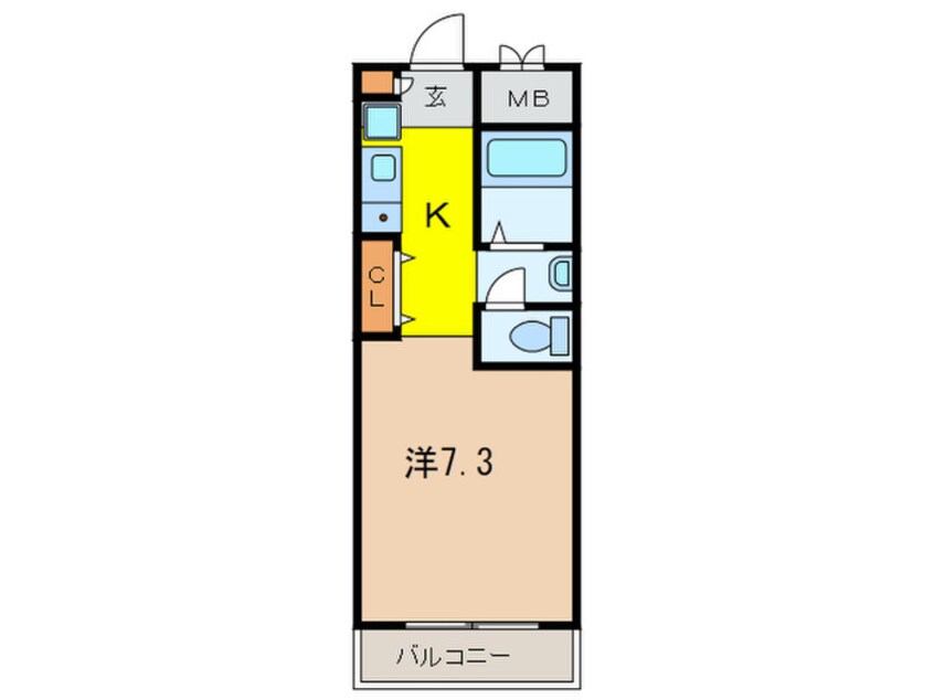 間取図 アンボワーズ武庫川レディース