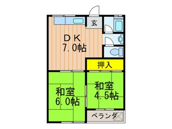 間取図 明光ハイツ