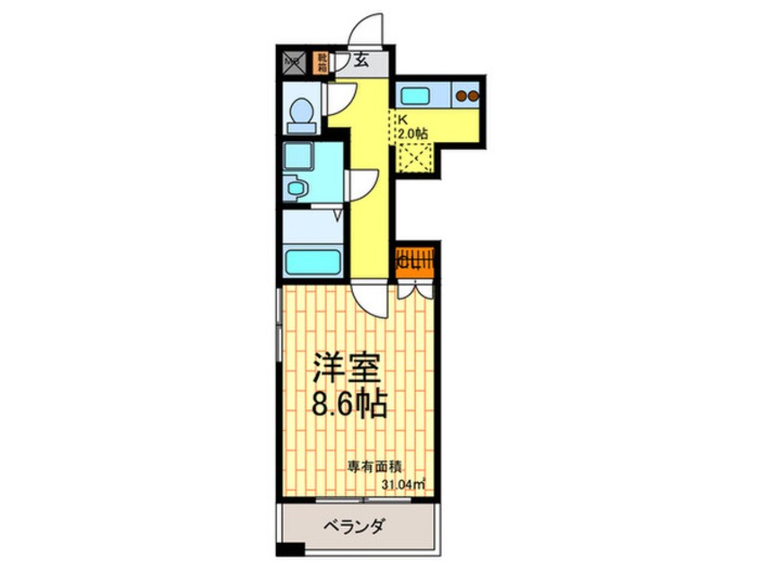 間取図 エアリ－アベニュ－