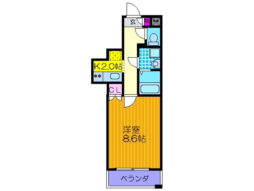 間取図 エアリ－アベニュ－