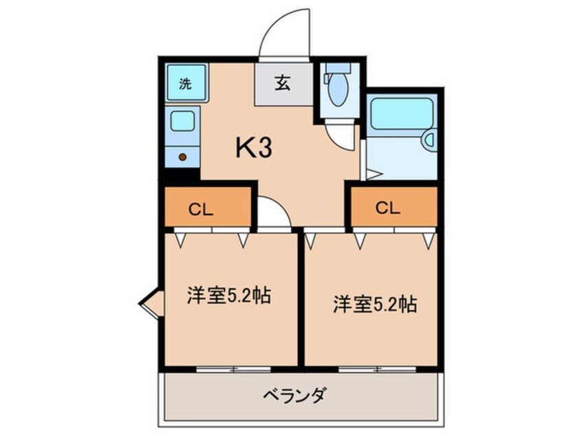 間取図 アブレスト四条大宮