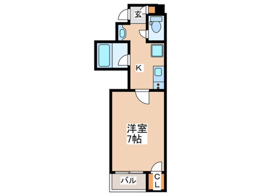 間取図 クレシア日本橋