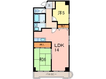 間取図 オカダハイライズ