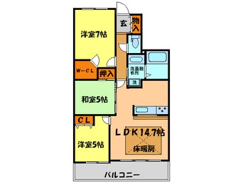 間取図 ｾﾚｯｿｺ-ﾄ千里中央アネックス