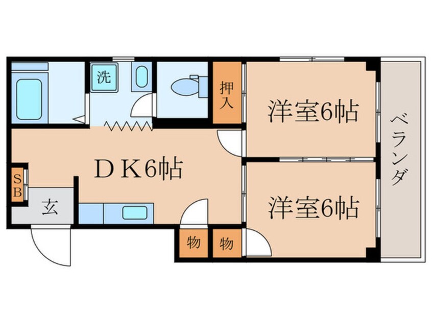 間取図 マンションさくらぎ