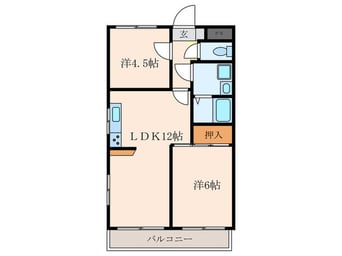 間取図 林ビル
