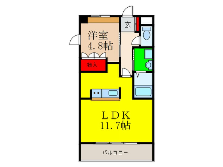 間取図 グランチェスタ