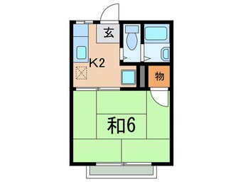 間取図 シティハイム九番町