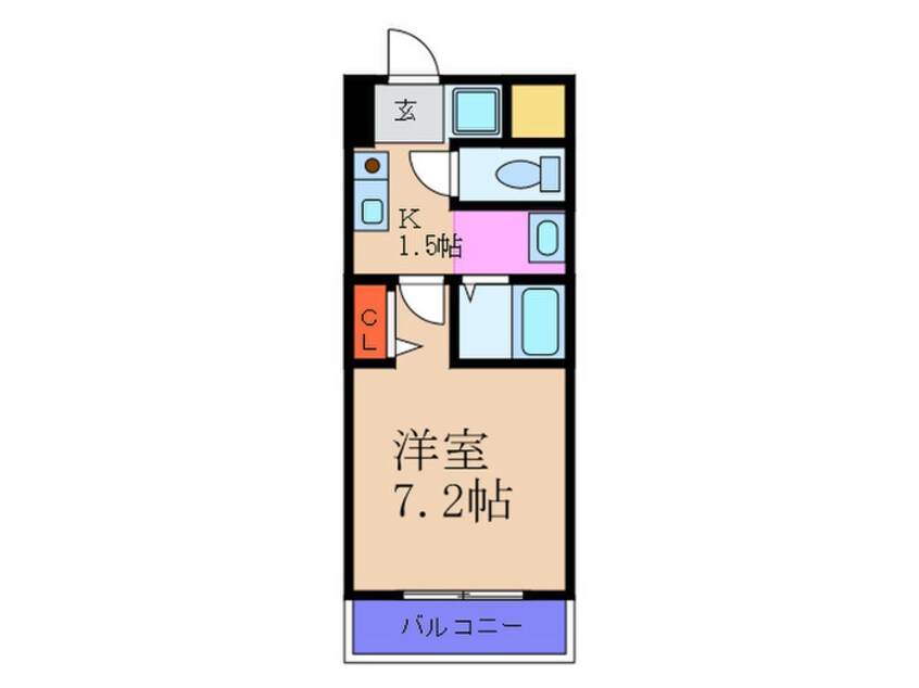 間取図 サニ－西九条