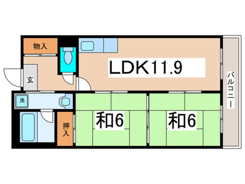 間取図 ソシア・シューペリア