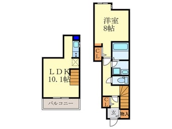 間取図 アンバーコーポラス