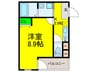 フジパレス鳳駅西Ⅵ番館 1Kの間取り