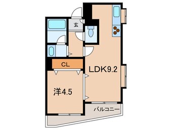 間取図 レジェンド岡本