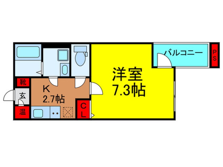 間取図 Kvell　Garden　香里 Ⅱ