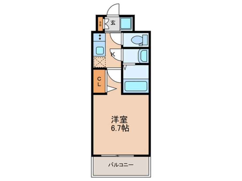 間取図 フォーリアライズ福島ルノン