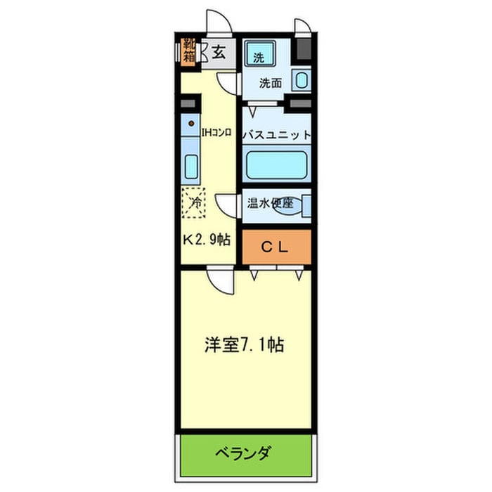 間取り図 ウエストヒルズⅢ