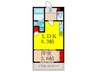ＡＬＥＧＲＩＡ岸辺 1LDKの間取り