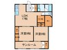ヴィランス・レジデンス西宮 2LDK+Sの間取り