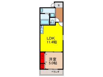 間取図 フジパレス花園本町