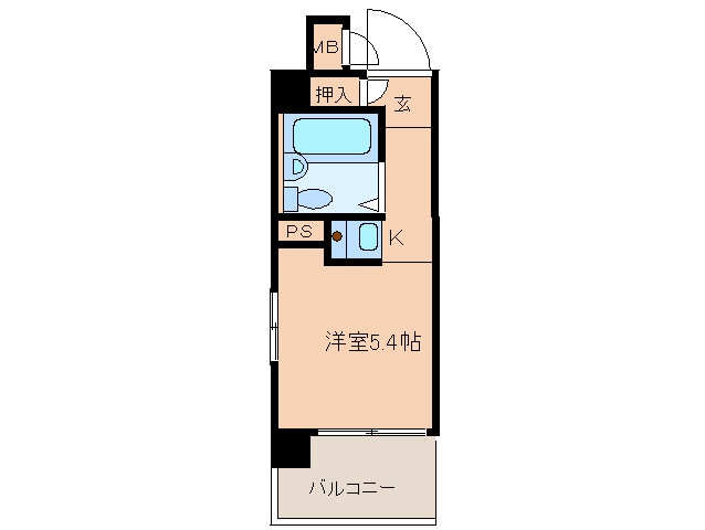 間取り図 パークサイド上本町駅前