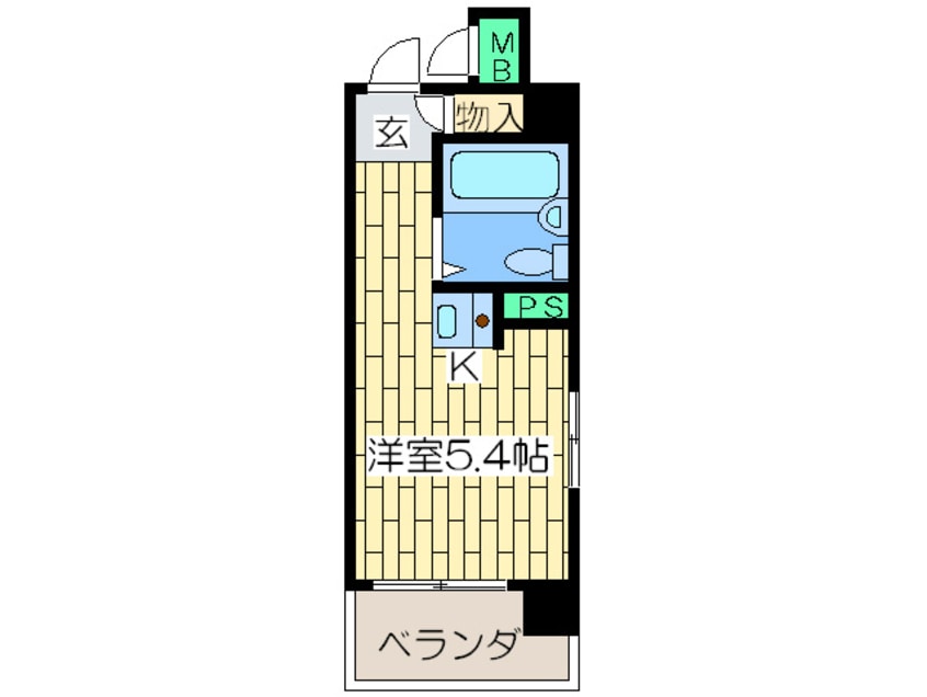 間取図 パークサイド上本町駅前
