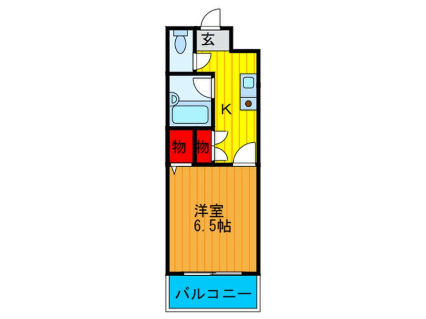 間取図 キャナル新北野