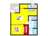 Ｆ＋ｓｔｙｌｅ西取石２号館 1LDKの間取り