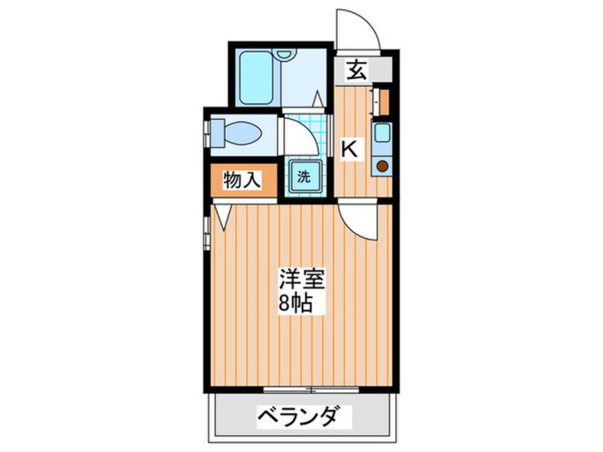 間取図 ﾏｲﾄﾚ-ﾔﾊｲﾂ