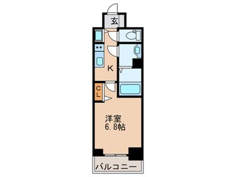 間取図 グランカリテ塚本（403）