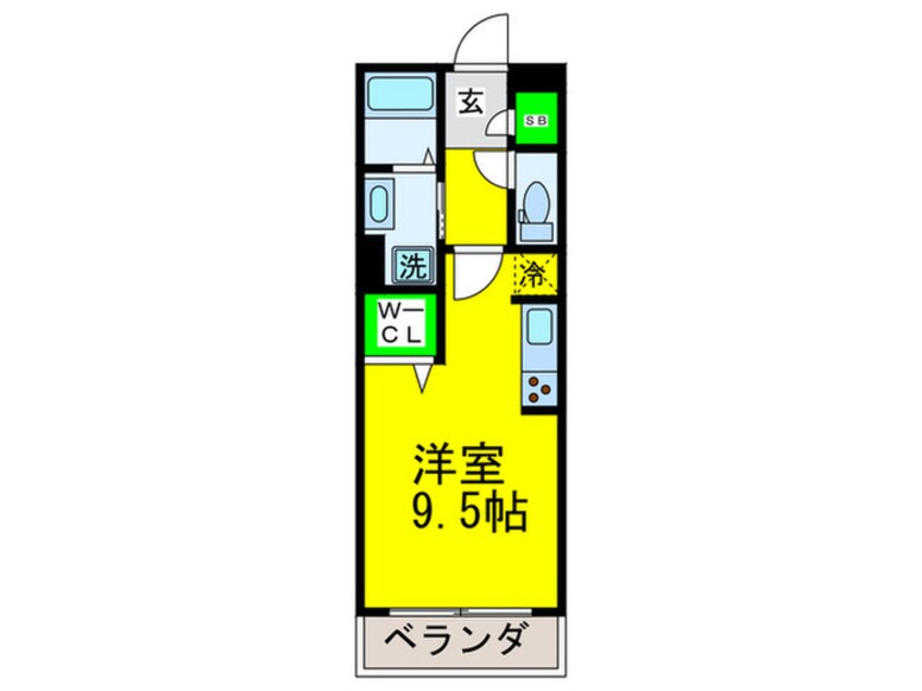 間取図 パ－ルレジデンス芦原橋