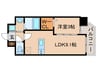 フィアスコ－ト梅小路 1LDKの間取り