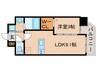フィアスコ－ト梅小路 1LDKの間取り