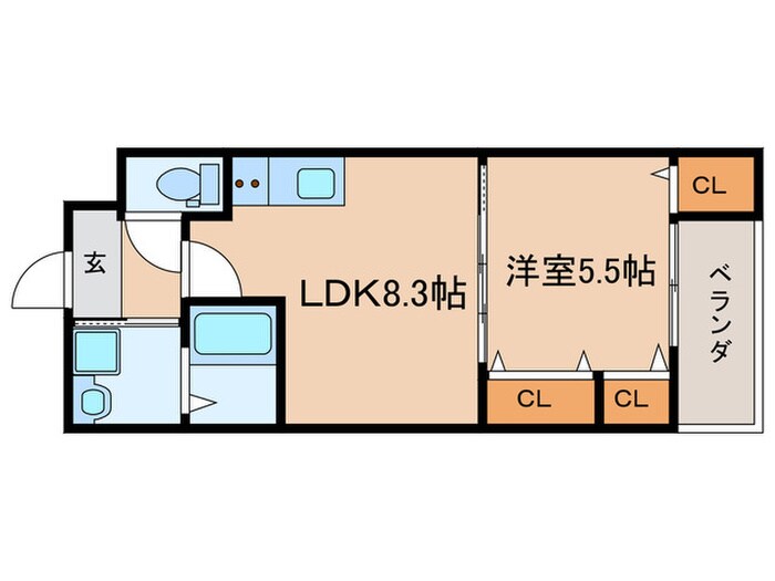間取り図 フジパレス・リズフィユ