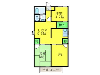 間取図 第２阪田ハイツ