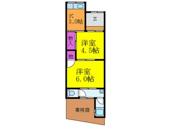 間取図 堀本借家