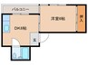 大林マンション 1DKの間取り