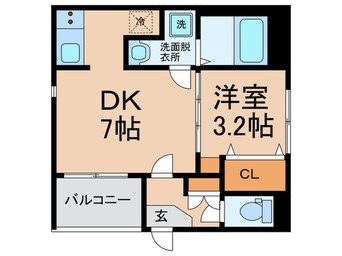 間取図 ルカセレーヌ