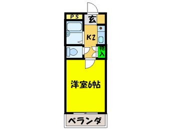 間取図 シャルム田川