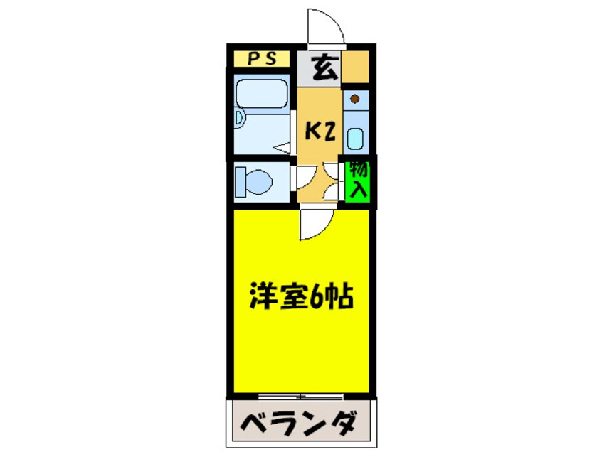 間取図 シャルム田川