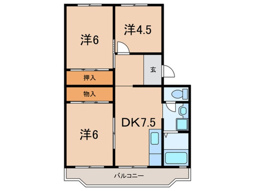 間取図 メゾン北鈴