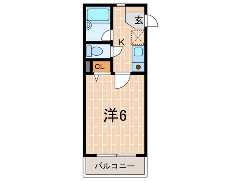 間取図 プレステ－ジフジ西宮壱番館