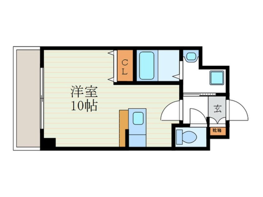 間取図 レスペランス西小路