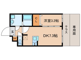 間取図 ﾌｧｽﾃｰﾄ京都ｽﾃｰｼｮﾝｳｫｽﾞ(108)